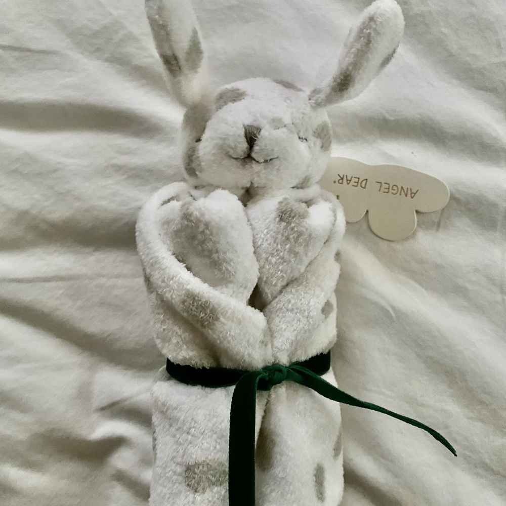 NWT Angel dear Dalmatian blankie with tag